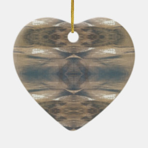 Wildlife Leopard Wild Animal Pattern Brown Black Ceramic Ornament