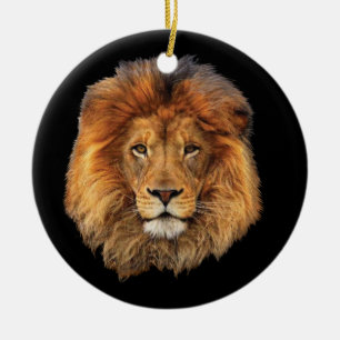 Wildlife Lion from Africa Tote Bag Ceramic Ornament