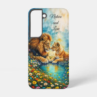 Wildlife Lion Lioness fantasy romantic art