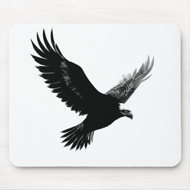 🦅Wildlife Majesty Soaring Eagle Design mouse pads (Front)