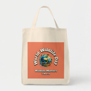 Wildlife Matters. World Wildlife Day (WWD) Tote Bag