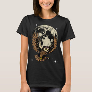 Wildlife Moon Nature Night Cute Owls T-Shirt