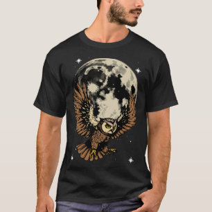 Wildlife Moon Nature Night Cute Owls T-Shirt