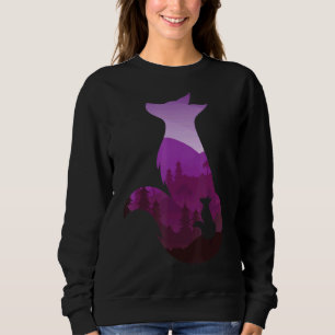 Wildlife Nature Landscape Animal Forest Animal Fo Sweatshirt