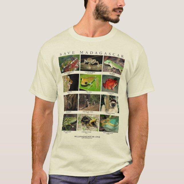Wildlife of Madagascar T-shirt (Front)