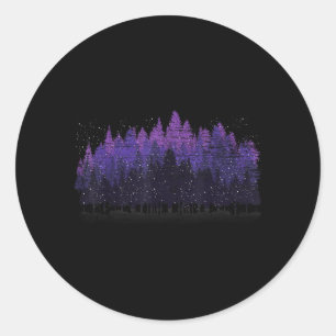 Wildlife Outdoor Trees Nature Forest Classic Round Sticker
