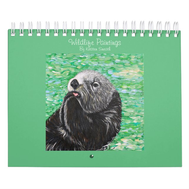Wildlife Paintings by Kirsten Sneath Calendar (Cover)