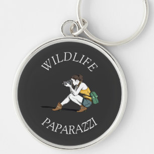 Wildlife Paparazzi -Photographer Key Ring