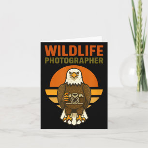 Wildlife Photographer Bald Eagle Bird Photography Card