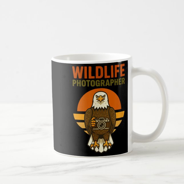 Wildlife Photographer Bald Eagle Bird Photography  Coffee Mug (Right)