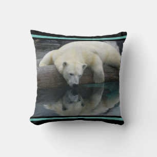 Wildlife Photography Polar Bear Cushion