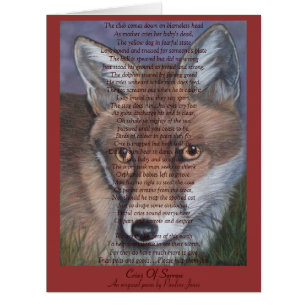 wildlife picture with cruelty of fox hunting poem
