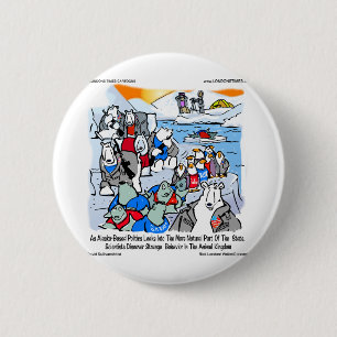 Wildlife & Politics In Alaska Funny Gifts & Tees 6 Cm Round Badge