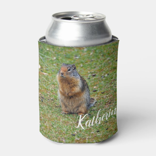 Wildlife Prairie Dog Mammal Photo Can Cooler (Can Front)