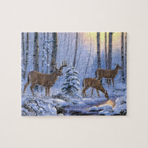 Wildlife Puzzle-Deer Jigsaw Puzzle