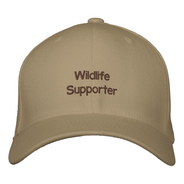 Wildlife Supporter Embroidered Cap (Front)
