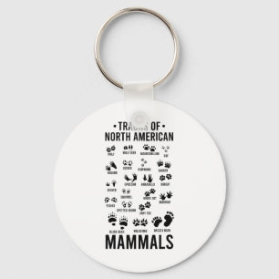 Wildlife Tracks Of North American Mammals - Wildli Key Ring
