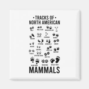 Wildlife Tracks Of North American Mammals - Wildli Magnet