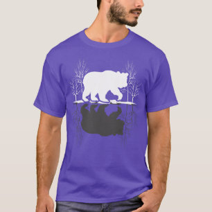 Wildlife Trees Nature Bear Lover Forest Animal Bea T-Shirt