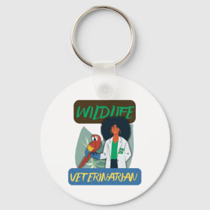 Wildlife Veterinarian – Exotic Animal Vet Design Key Ring
