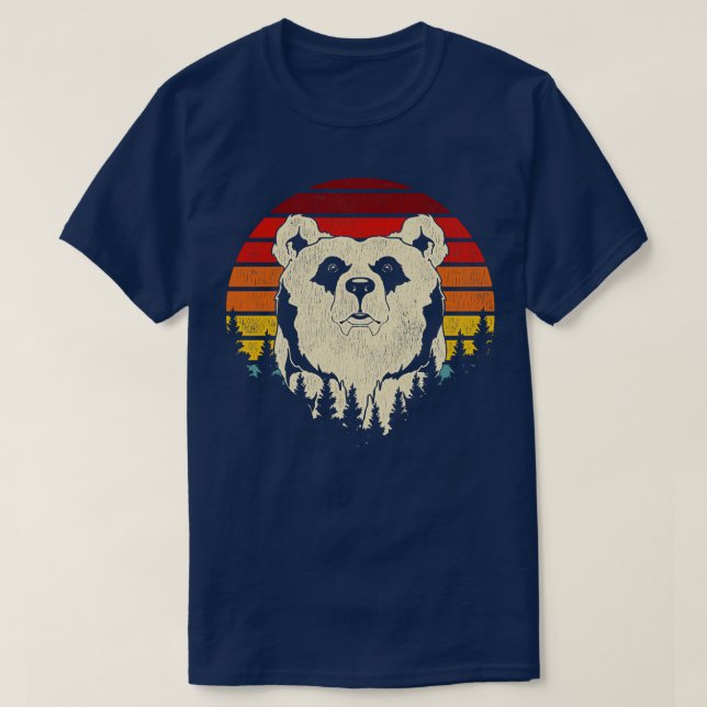Wildlife Vintage Bear T-Shirt (Design Front)