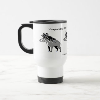 Wildlife -Visayan Warty PIG -Conservation- Warthog Travel Mug