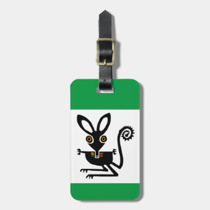 Wildlife wanderer - BILBY - Green Luggage tag