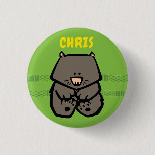Wildlife Wombat Badge