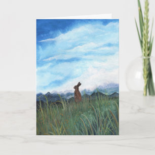Wildlife Wonders Thinking of you Card by Bihrle