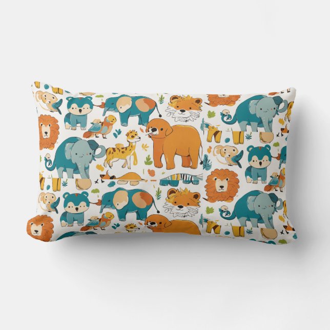 "Wildlife Wonders: Through Pillow Collection" (Front)