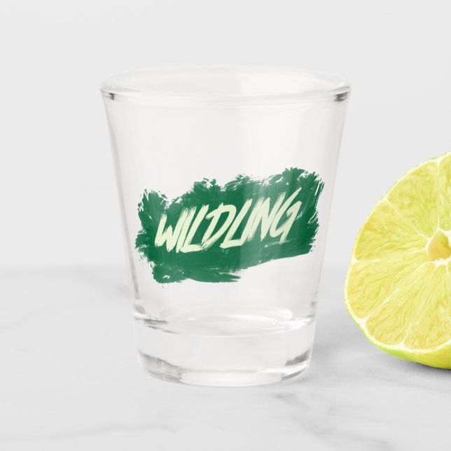 Wildling Brushstroke Shot Glass (Front)