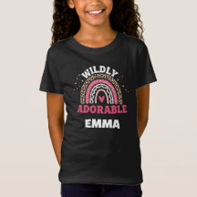"Wildly Adorable Personalised Girl Tee - Boho Rain