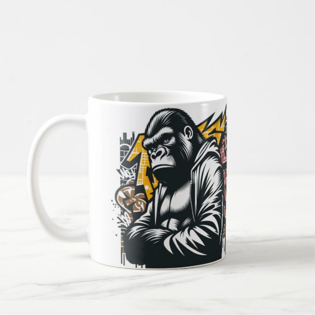 Wildly Cool Gorilla Mug (Left)
