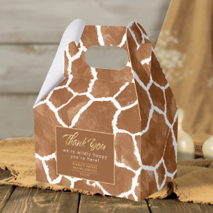 Wildly Happy Bachelorette Thank You Giraffe ID1152 Favour Box