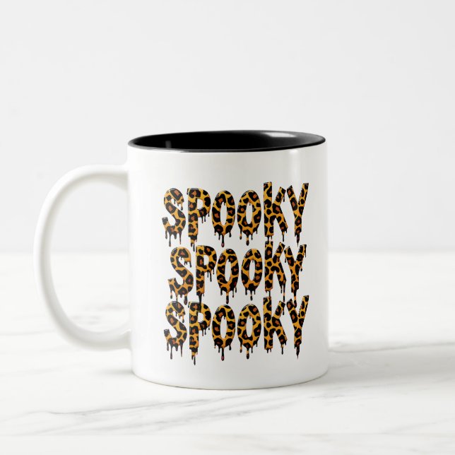 Wildly Spooky Two-Tone Coffee Mug (Left)