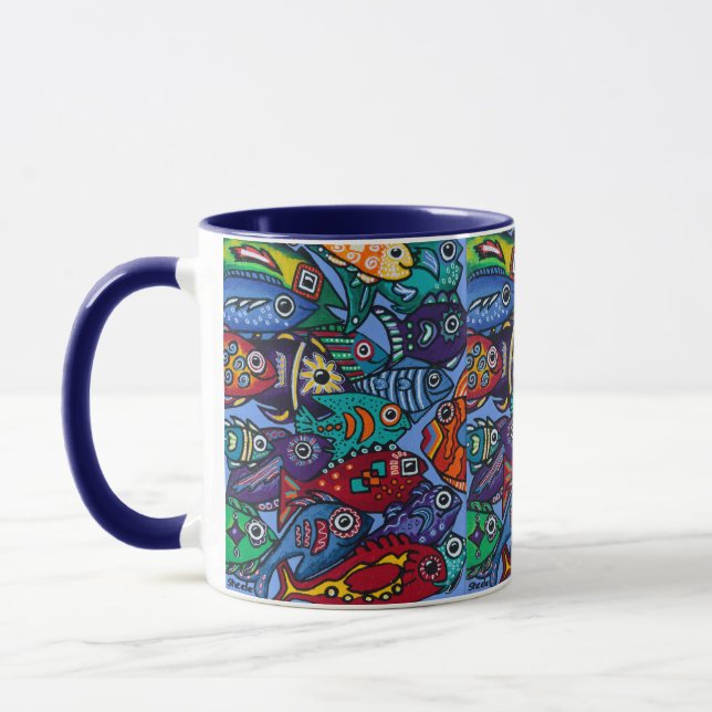 Wildly Wonderful Colourfully Different Beverage Mu Mug (Left)