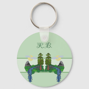 Wildnis personalisiert key ring