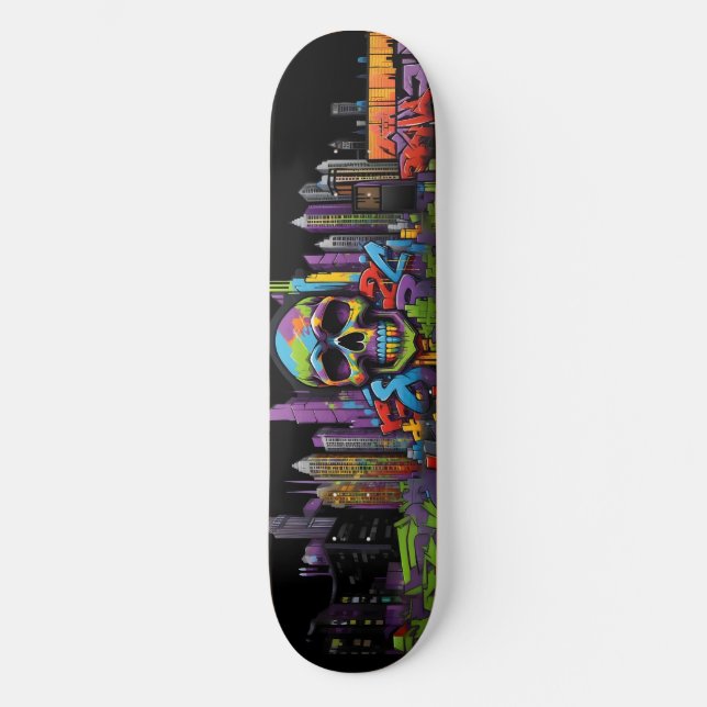 Wildstyle Graffiti 11  Skateboard (Front)