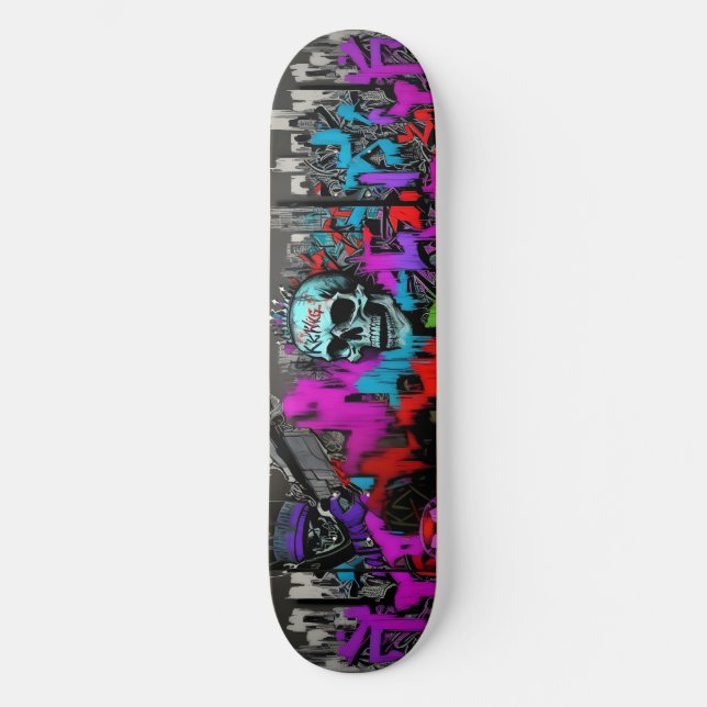 Wildstyle Graffiti 5 Skateboard (Front)
