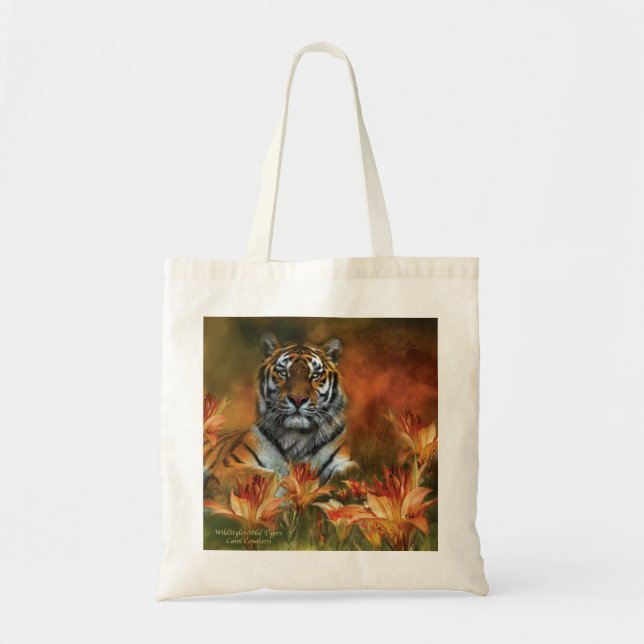 WildStyles - Wild Tigers Designer Tote Bag (Front)