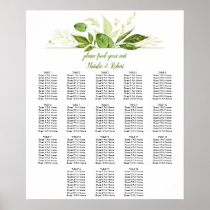 Wildwood Botanicals Eucalyptus Seating Chart