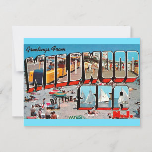 Wildwood By the Sea 60s Postcard