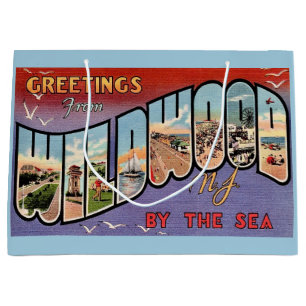 Wildwood By the Sea  Large Gift Bag