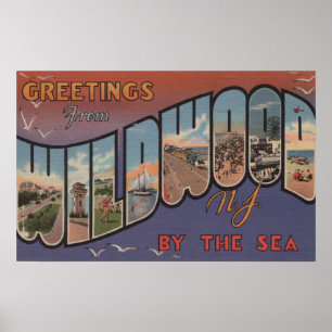 Wildwood-by-the-Sea, New Jersey Poster