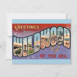 Wildwood By the Sea Postcard