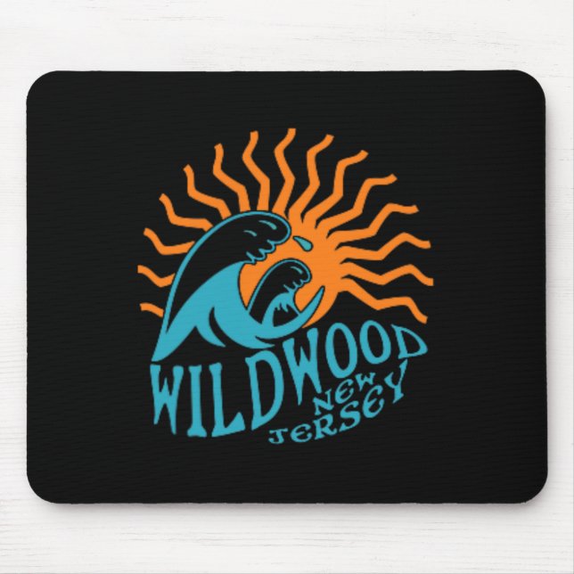 Wildwood New Jersey Beach Front And Back  Mouse Pad (Front)