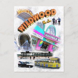 Wildwood, New Jersey Boardwalk Postcard