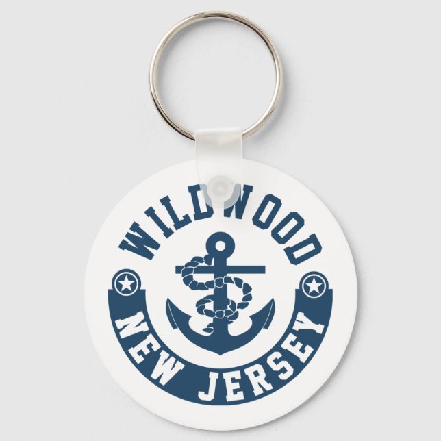 Wildwood New Jersey Key Ring (Front)