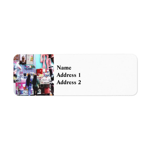Wildwood NJ – Candy Shop Return Address Label (Front)