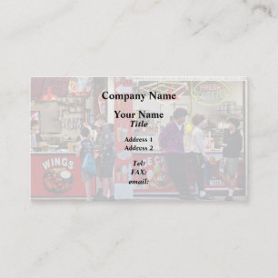 Wildwood NJ – Food Stand Business Card